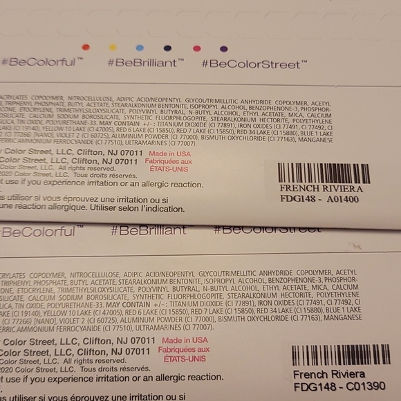 Color street "French Riveria" 2 sets - Picture 3 of 3